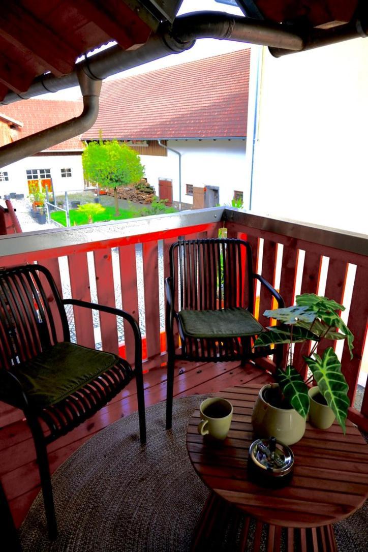 Galeriewohnung Vierseithof Eging Exterior foto